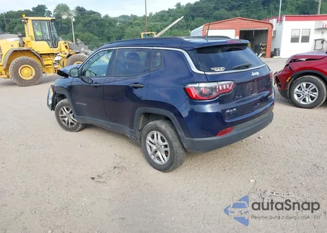 2021 Jeep Compass Sport из США, поврежденный, VIN 3C4NJDAB3MT558508